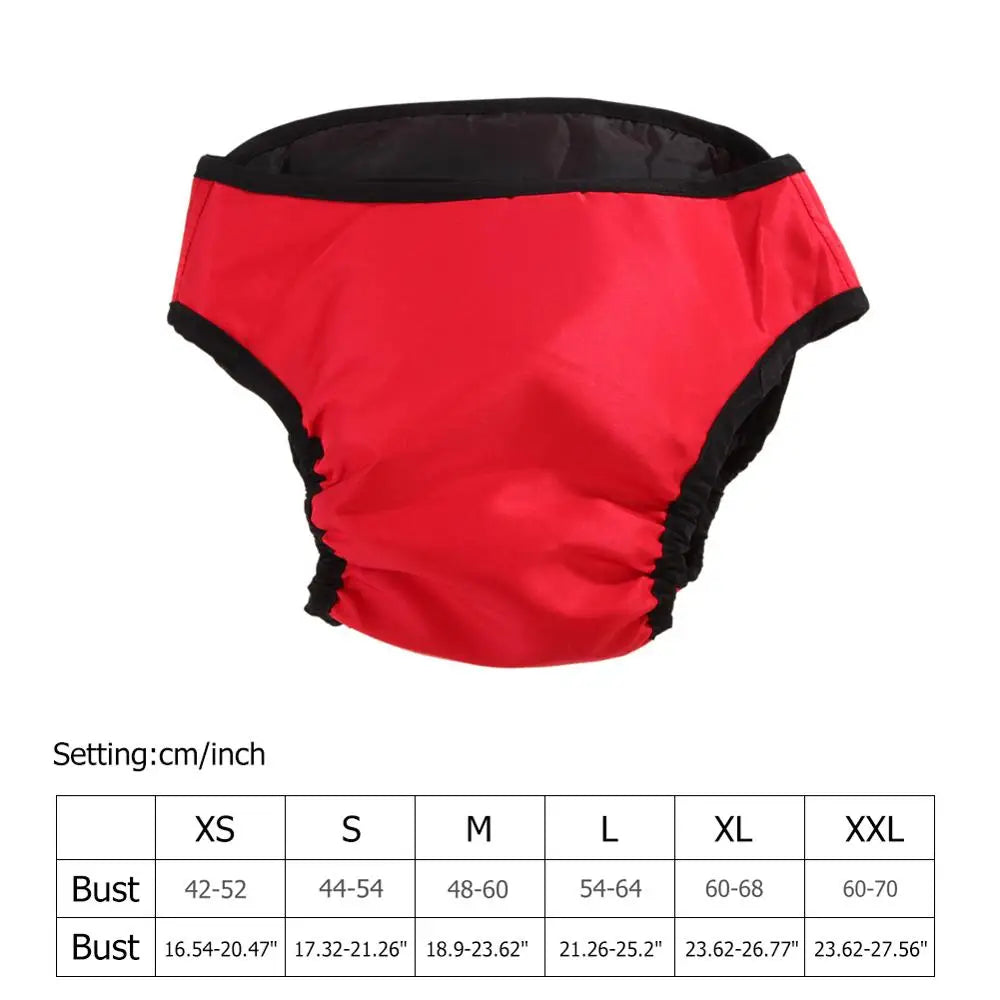 Pets Dog Physiological Pants Sanitary Diaper Female Dog Soft Menstruation Shorts for Dog Pet Product Washable Panties XS-XXL
