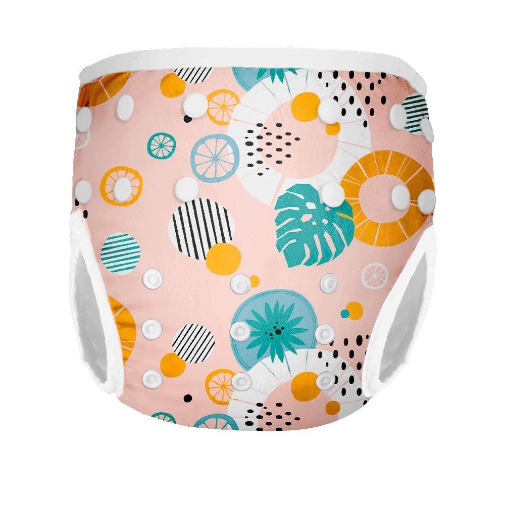 Factory Direct M Size Reusable Leak-proof Urine Solid Poop Strong Absorbent Swim Diaper Summer Pool 1-3 Years Old Baby