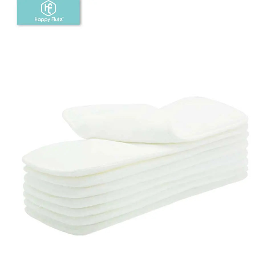 Drop shipping! happyflute Washable reuseable Baby Cloth Diapers Nappy inserts microfiber 3 layers