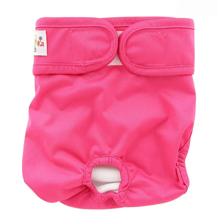 Ohbabyka Washable Female Dog Diapers Premium Reusable Diapers for Doggie in Heat Highly Absorbent Dog Diapers Female for PetPant
