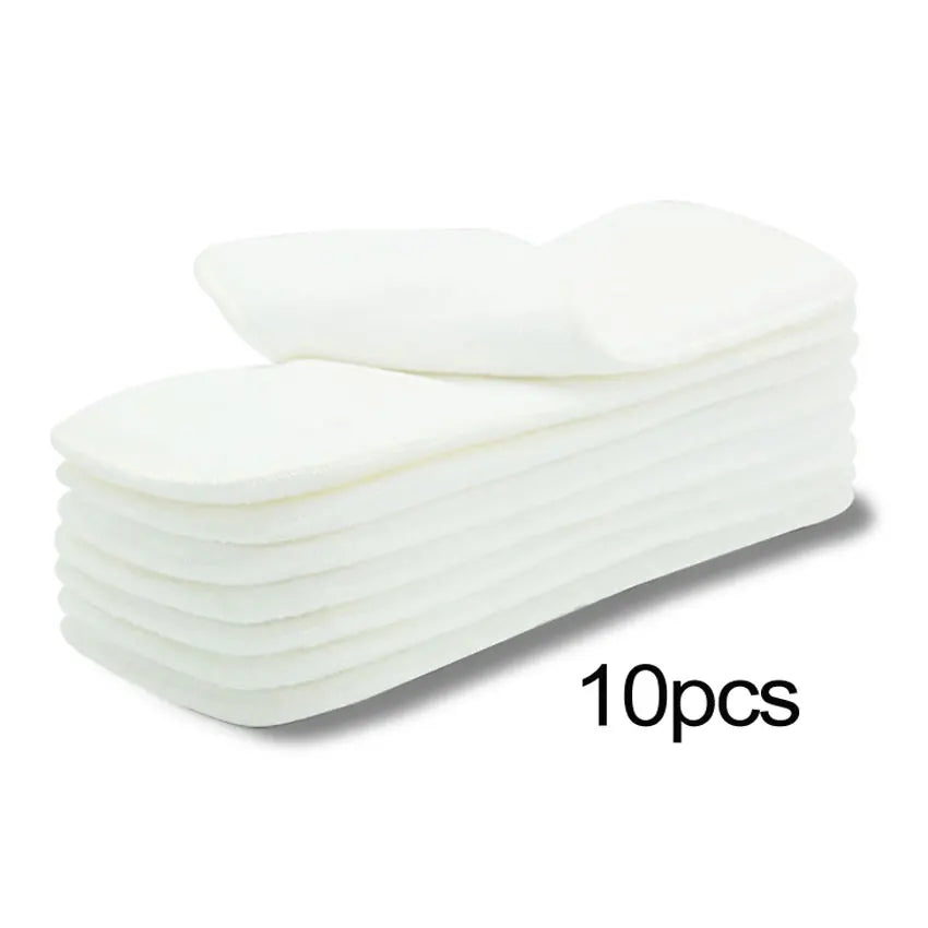 Drop shipping! happyflute Washable reuseable Baby Cloth Diapers Nappy inserts microfiber 3 layers