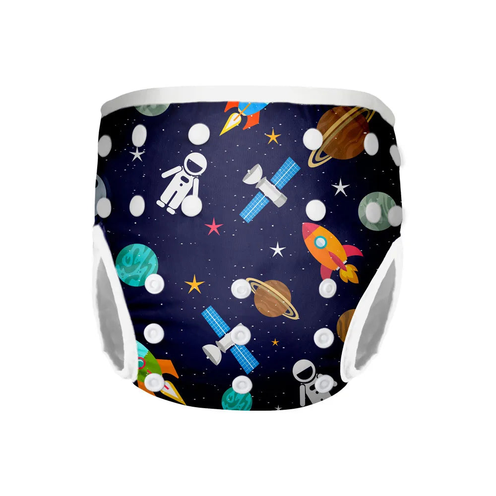 Factory Direct M Size Reusable Leak-proof Urine Solid Poop Strong Absorbent Swim Diaper Summer Pool 1-3 Years Old Baby