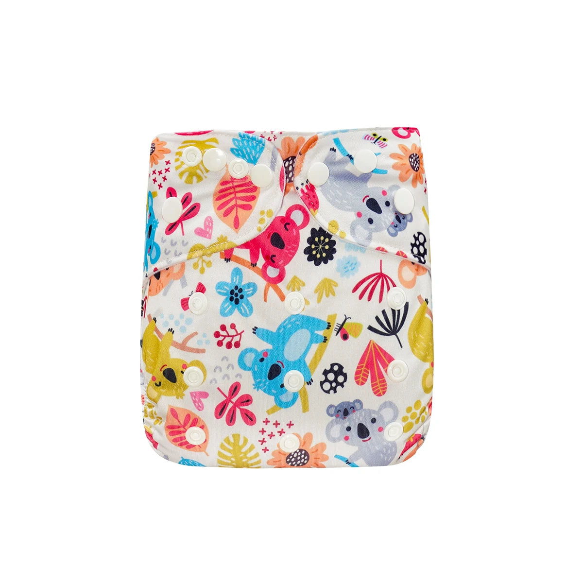 Elinfant 1pc Reusable Cloth Diaper Dry Fast Suede Cloth Inner Waterproof adjustable Baby Cloth Diaper For 3-15kg