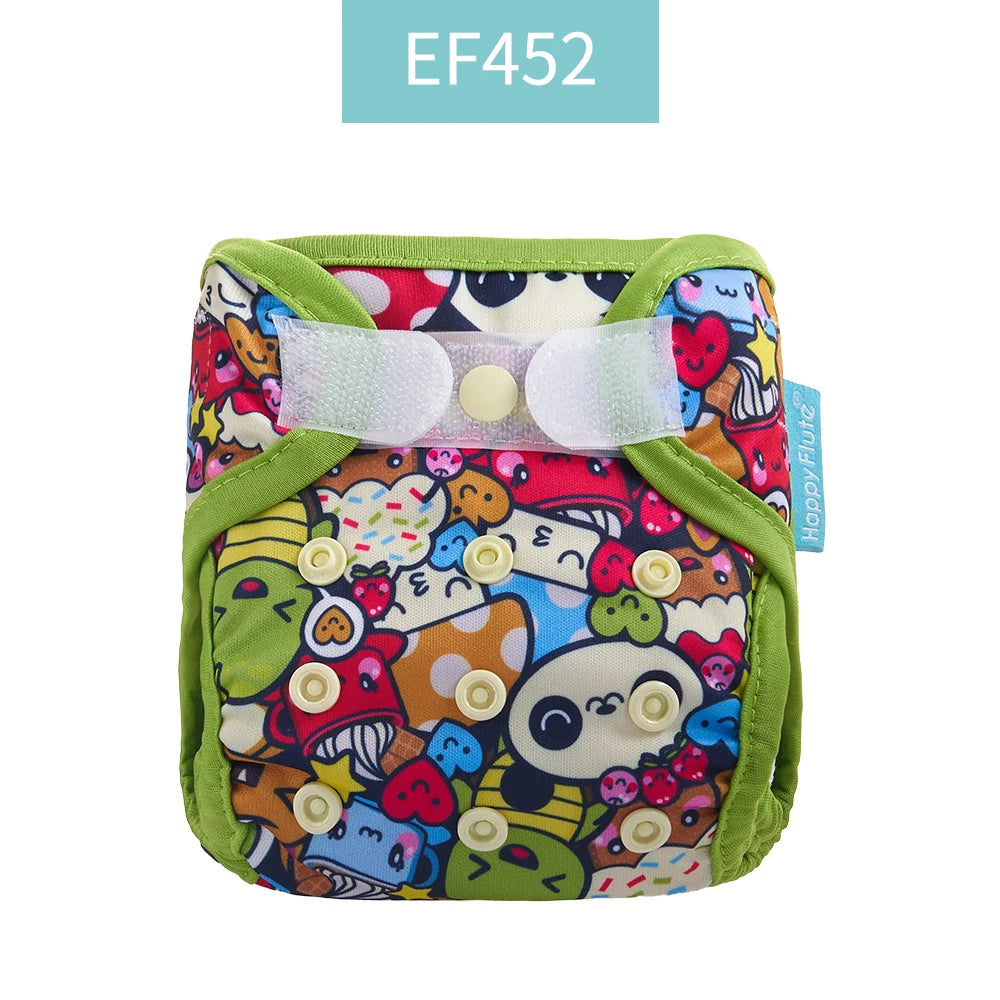 Happyflute Newborn print PUL  design snap or hook&loop eco-friendly cloth diaper cover BABY COVER