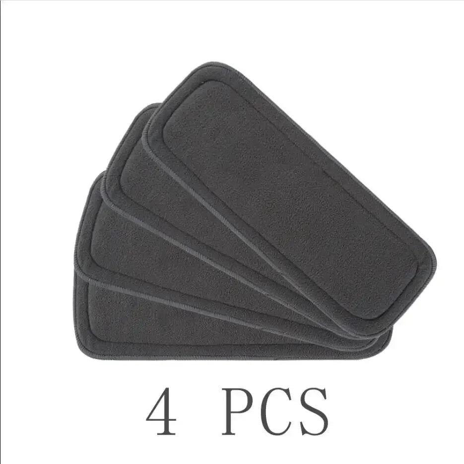 Super Absorbent 5 Layers Bamboo Charcoal Insert Reusable Baby Nappy Diaper Insert For Baby Cloth Diaper Nappy