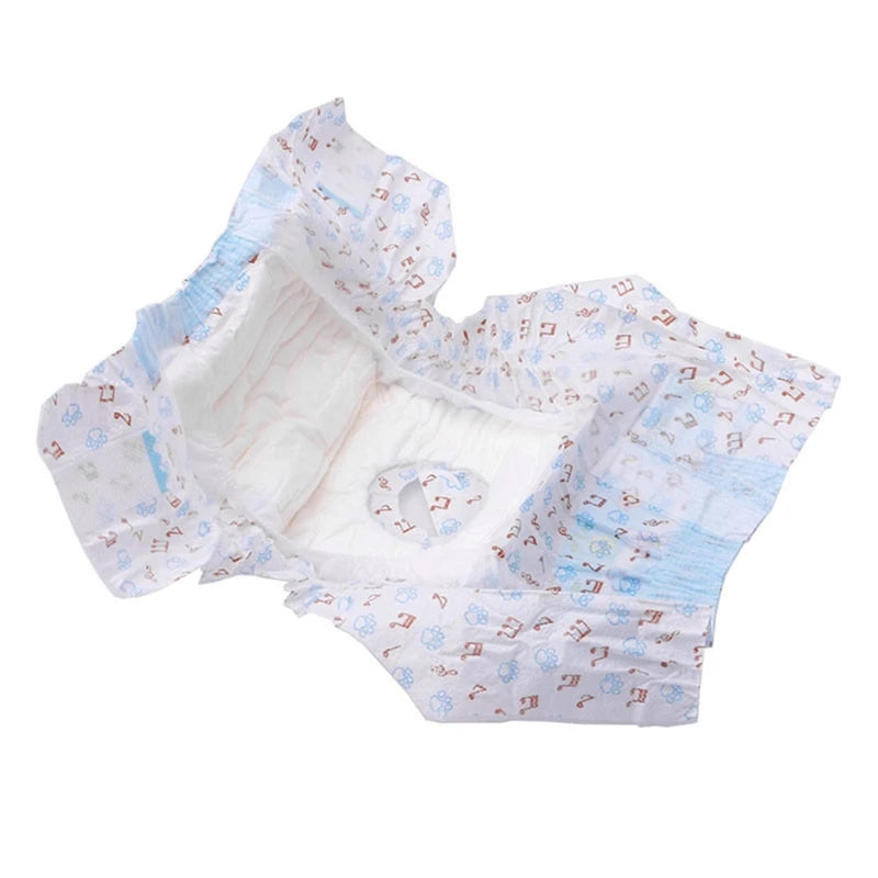 10/12PCS/pack Super Absorption Physiological Pants Dog Diapers For Dogs Pet Female Dog Disposable Leakproof Nappies Puppy