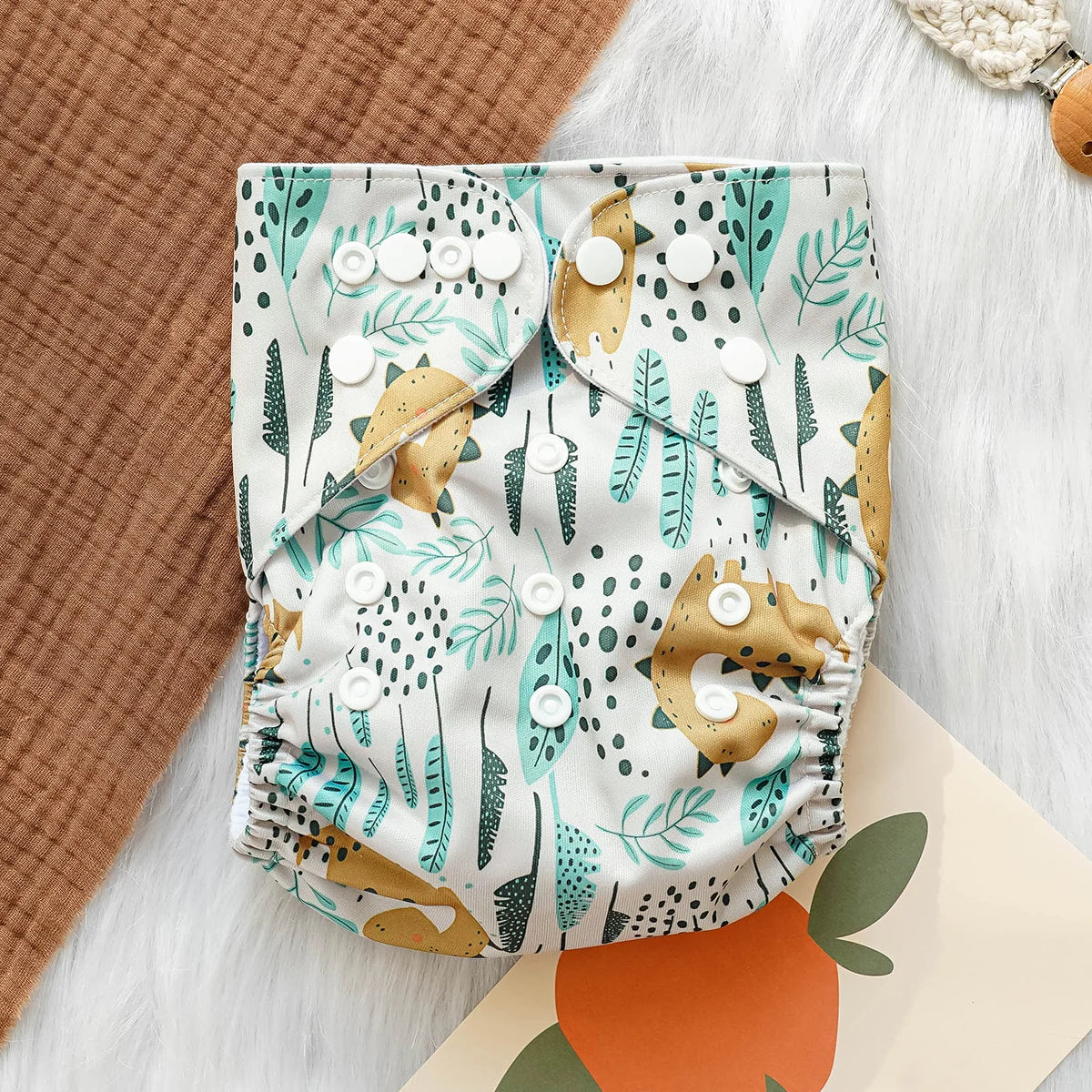 1pcs Baby Diapering Waterproof Reusable Adjustable Eco-Friendly 100% Polyester Baby Cloth Diapers