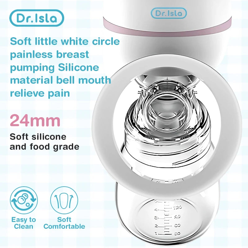 MAMIJOY Portable Electric Breast Pump USB Chargable Silent Portable Milk Extractor Automatic Milker Comfort Breastfeeding