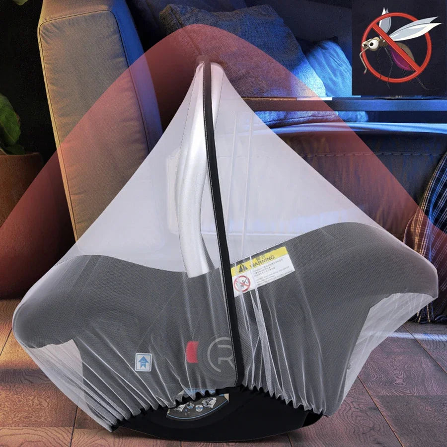 Baby Stroller Mosquito Net Mesh Insect Nets Breathable Infant Car Seat Cover Newborn Carriage Cradles Mosquito Net Universal