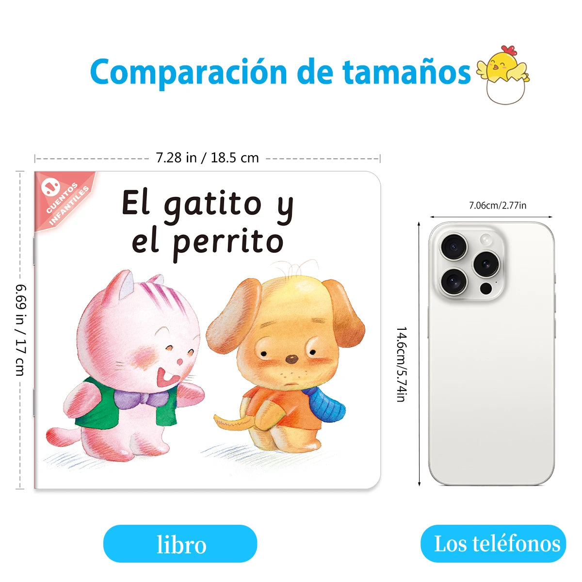 1 Set of 10 Spanish Children's Storybooks Children's Books Enlightenment Puzzle Books Early Learning Books Children's Gifts