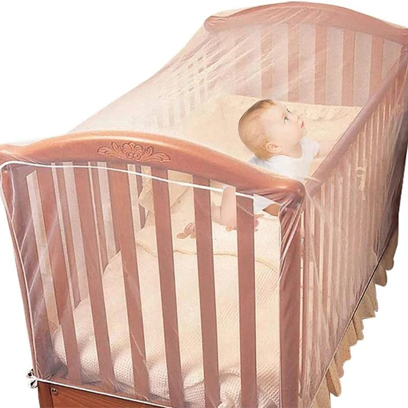 Bedding Flies Travel Portable Elastic Band Mesh Insect Accessories Foldable Crib Mosquito Net Baby Cot Cover Polyester Summer