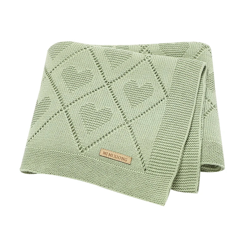 Baby Blankets Super Soft Neworn Infant Babies Boys Girls Cotton Knit Sleep Quilts Covers for Stroller 90*70cm Kids Throwing Mats