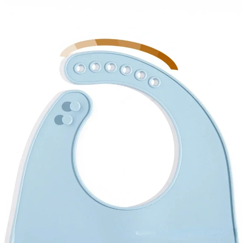 Silicone Babi Bib Waterproof Saliva Dripping Banana Bibs Newborn Feeding Soft Edible Aprons Baby Adjustable Burp Scarf