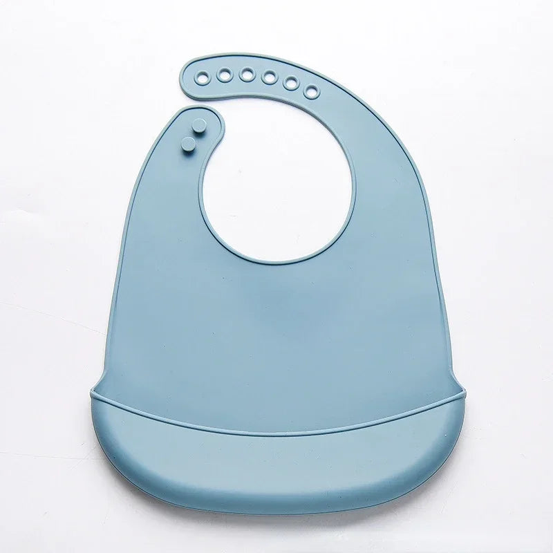 Silicone Babi Bib Waterproof Saliva Dripping Banana Bibs Newborn Feeding Soft Edible Aprons Baby Adjustable Burp Scarf