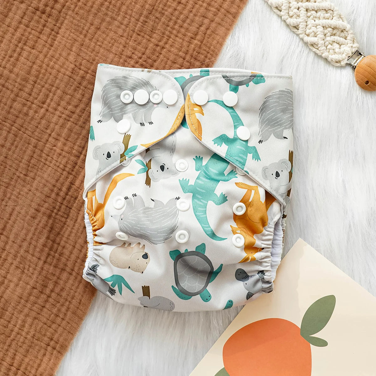 1pcs Baby Diapering Waterproof Reusable Adjustable Eco-Friendly 100% Polyester Baby Cloth Diapers