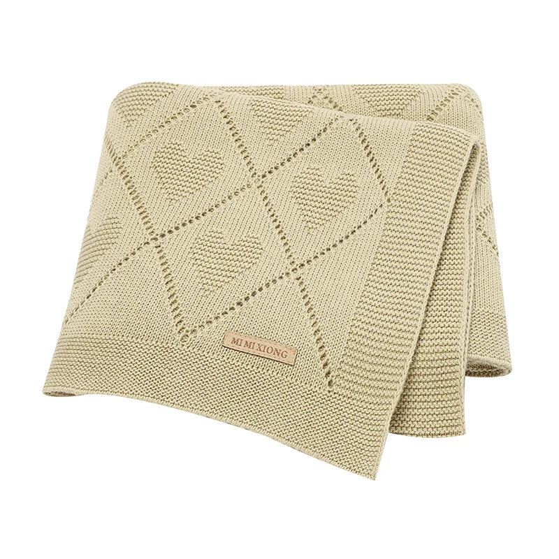 Baby Blankets Super Soft Neworn Infant Babies Boys Girls Cotton Knit Sleep Quilts Covers for Stroller 90*70cm Kids Throwing Mats