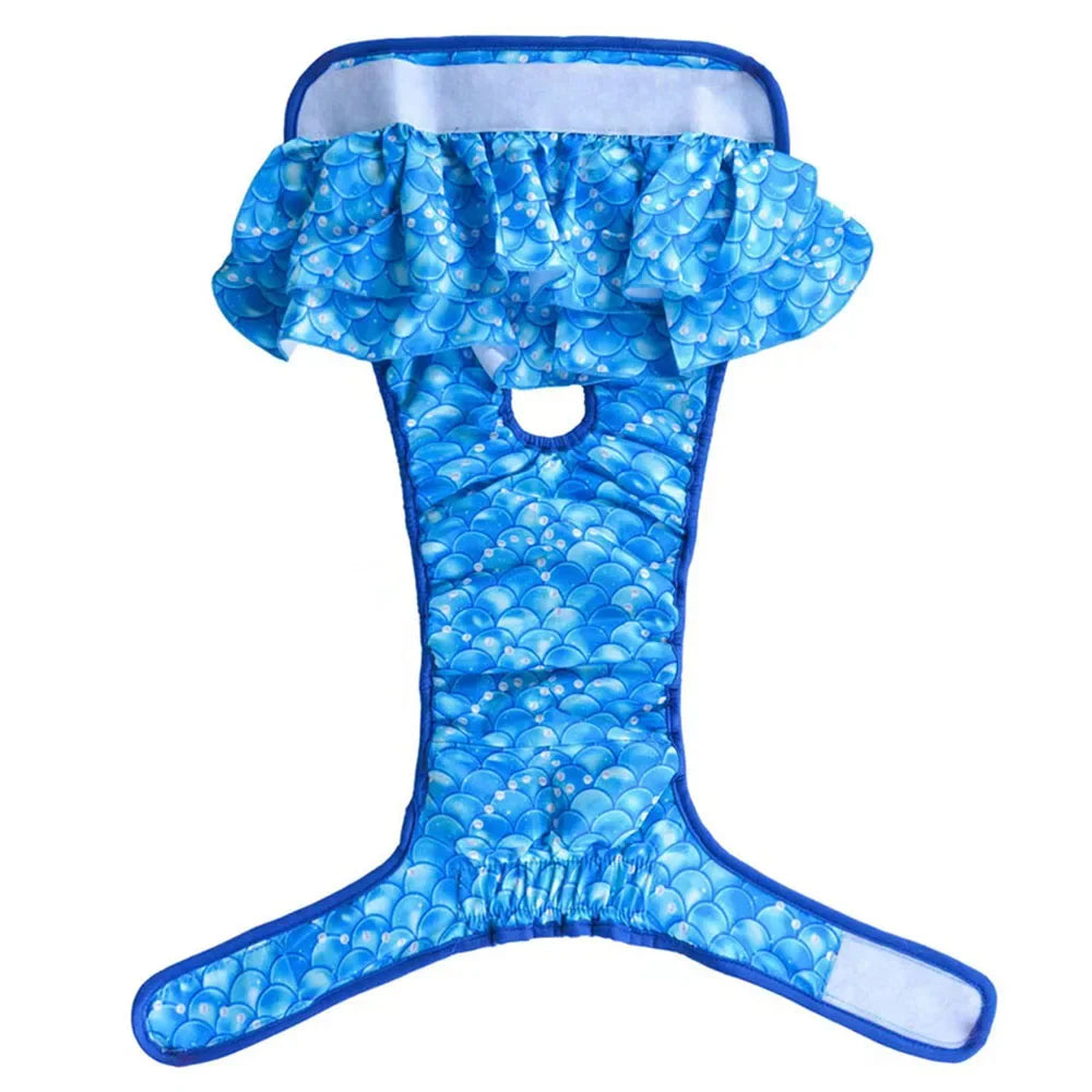 Reusable Dog Diapers Female Easy to Put No Leak Dog Diapers for Heat Cycle Diapers for Dogs Female High Absorbent Puppy Diapers