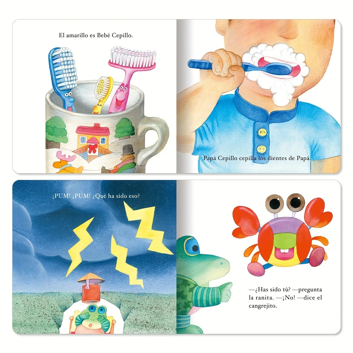 1 Set of 10 Spanish Children's Storybooks Baby Enlightenment Early Learning Books Children's Simple Readers Learning Gifts