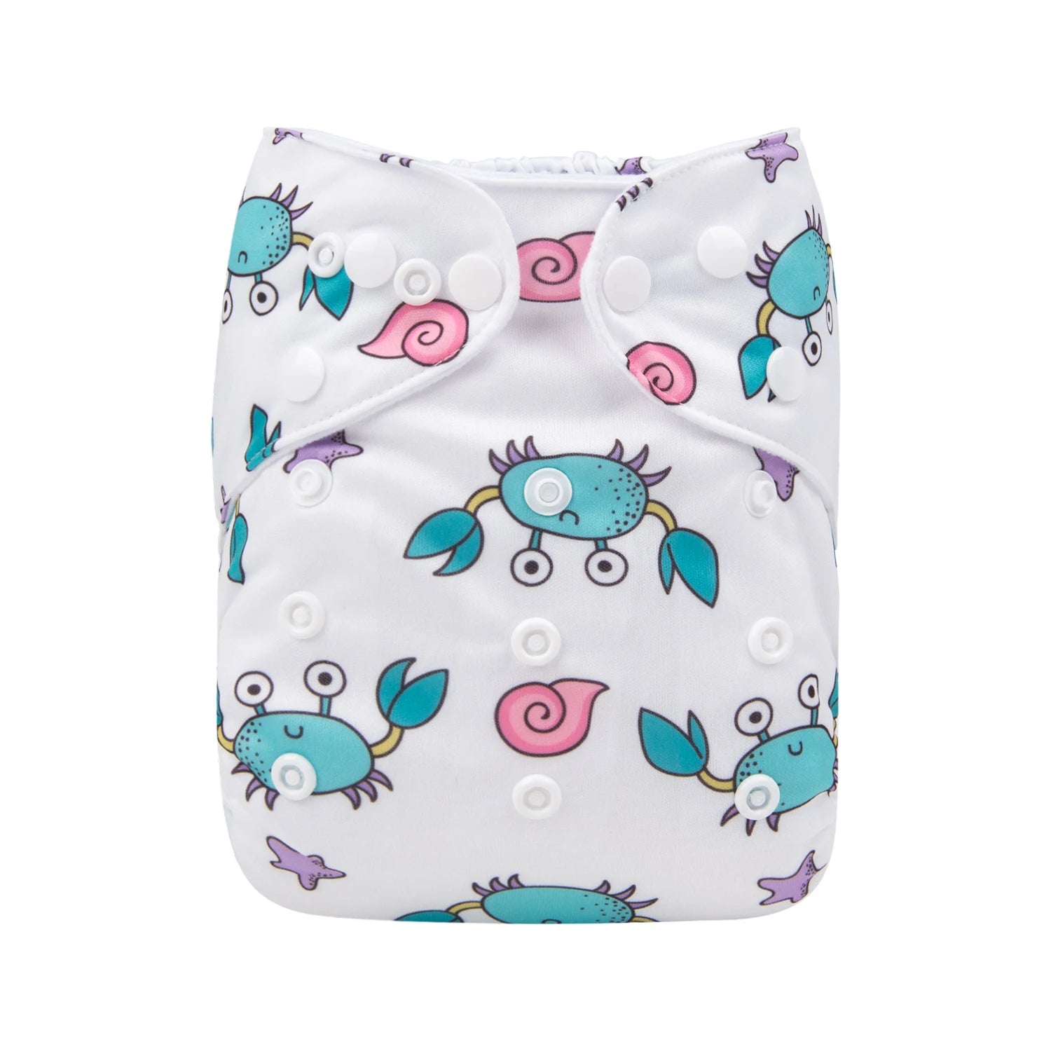 U Pick ALVABABY Baby Cloth Diaper Reusable Cloth Nappy Washable Diaper Nappy for Baby 3-15kg with 1pc Microfiber Insert