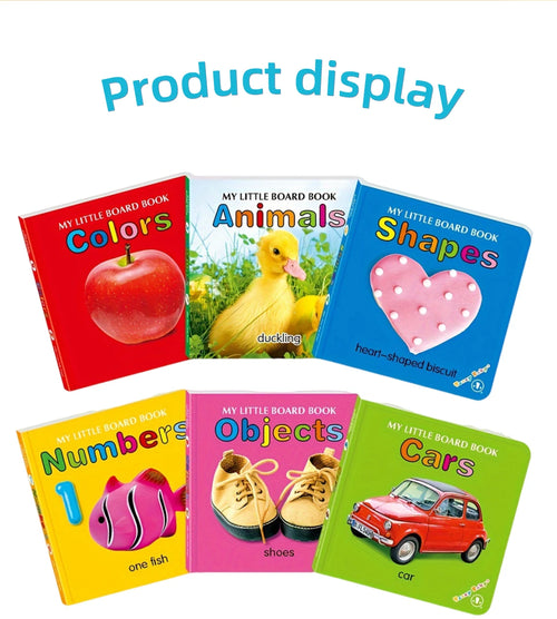 0-2 Years English Children Cognitive Books Children's Enlightenment Books Children's Early Education Books Gifts