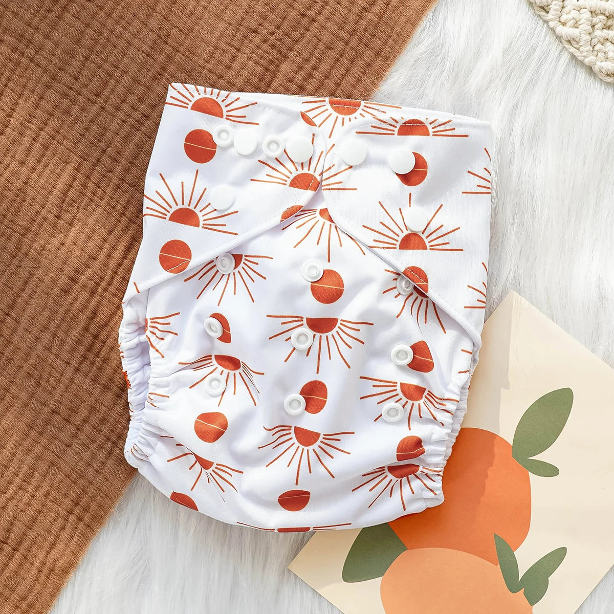1pcs Baby Diapering Waterproof Reusable Adjustable Eco-Friendly 100% Polyester Baby Cloth Diapers