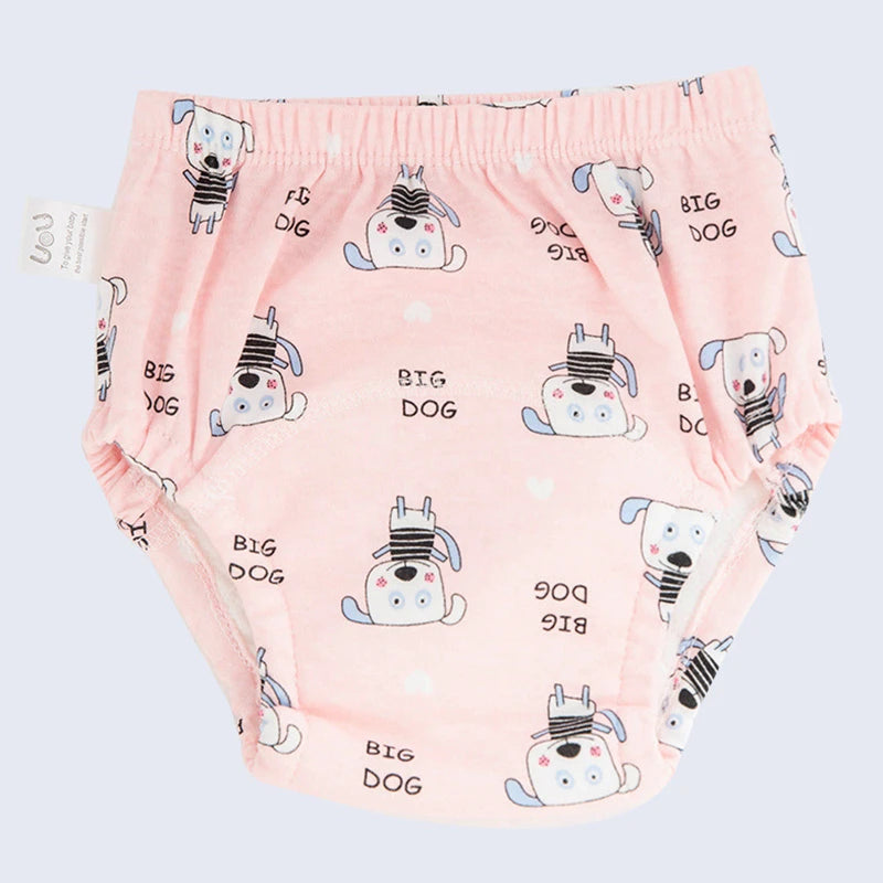 6 Layer Waterproof Reusable Cotton Baby Training Pants Infant Shorts Underwear Cloth Baby Diaper Nappies Panties Nappy Changing