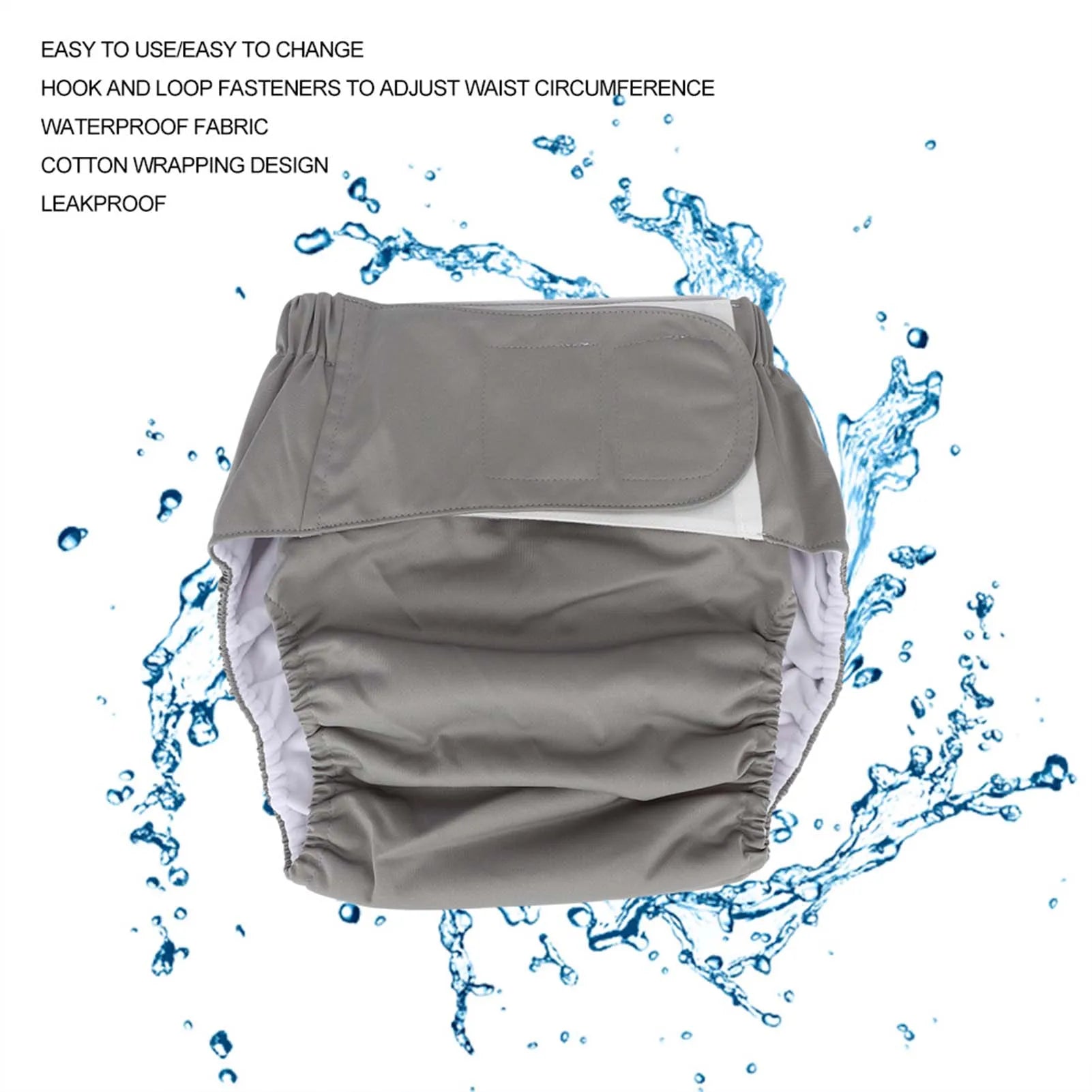 Adult Diapers Diapers Pocket Nappies Waterproof Diapers Washable Reusable Adult Elderly Cloth Diapers Pocket Nappies