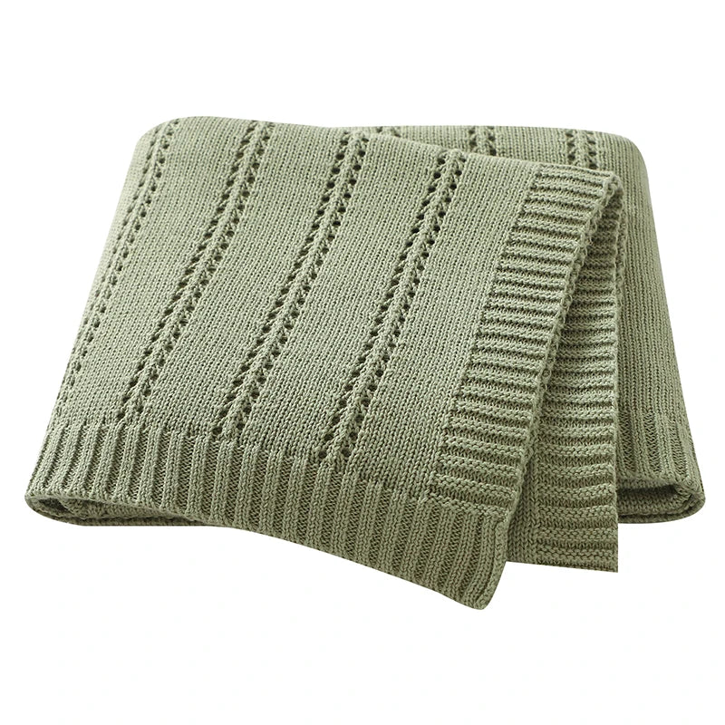 Baby Blankets Super Soft Neworn Infant Babies Boys Girls Cotton Knit Sleep Quilts Covers for Stroller 90*70cm Kids Throwing Mats