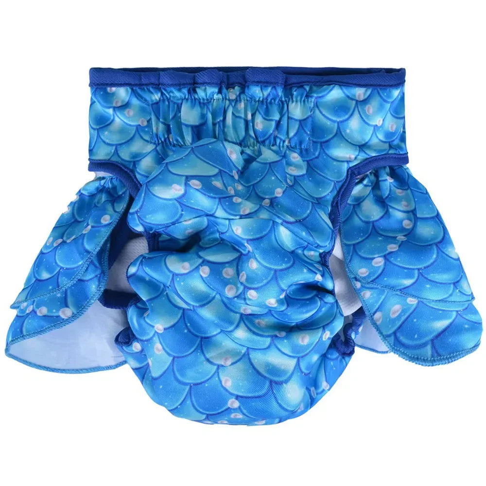 Reusable Dog Diapers Female Easy to Put No Leak Dog Diapers for Heat Cycle Diapers for Dogs Female High Absorbent Puppy Diapers