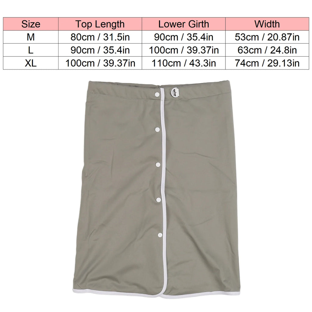 Washable Reusable Diaper Skirt Prevent Dirts Leakage Proof Soft Fabric Incontinence Mattress Menstrual Skirts for Elderly Adults