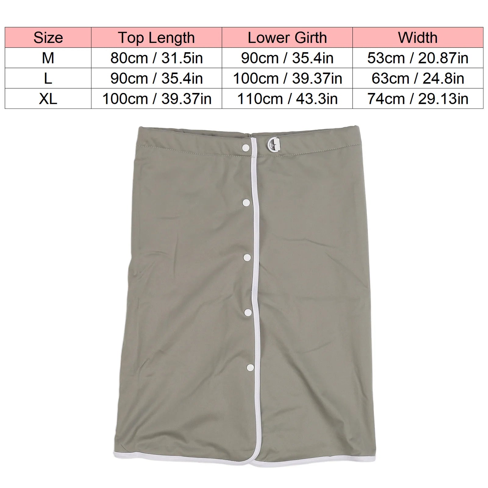 Washable Reusable Diaper Skirt Prevent Dirts Leakage Proof Soft Fabric Incontinence Mattress Menstrual Skirts for Elderly Adults