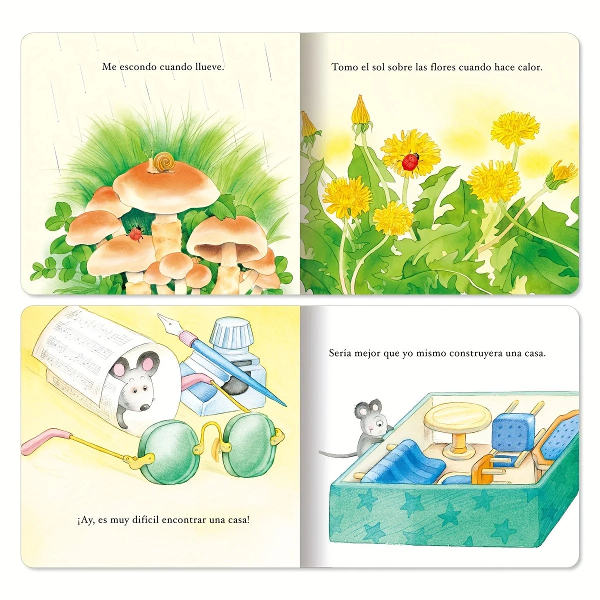 1 Set of 10 Spanish Children's Storybooks Baby Enlightenment Early Learning Books Children's Simple Readers Learning Gifts