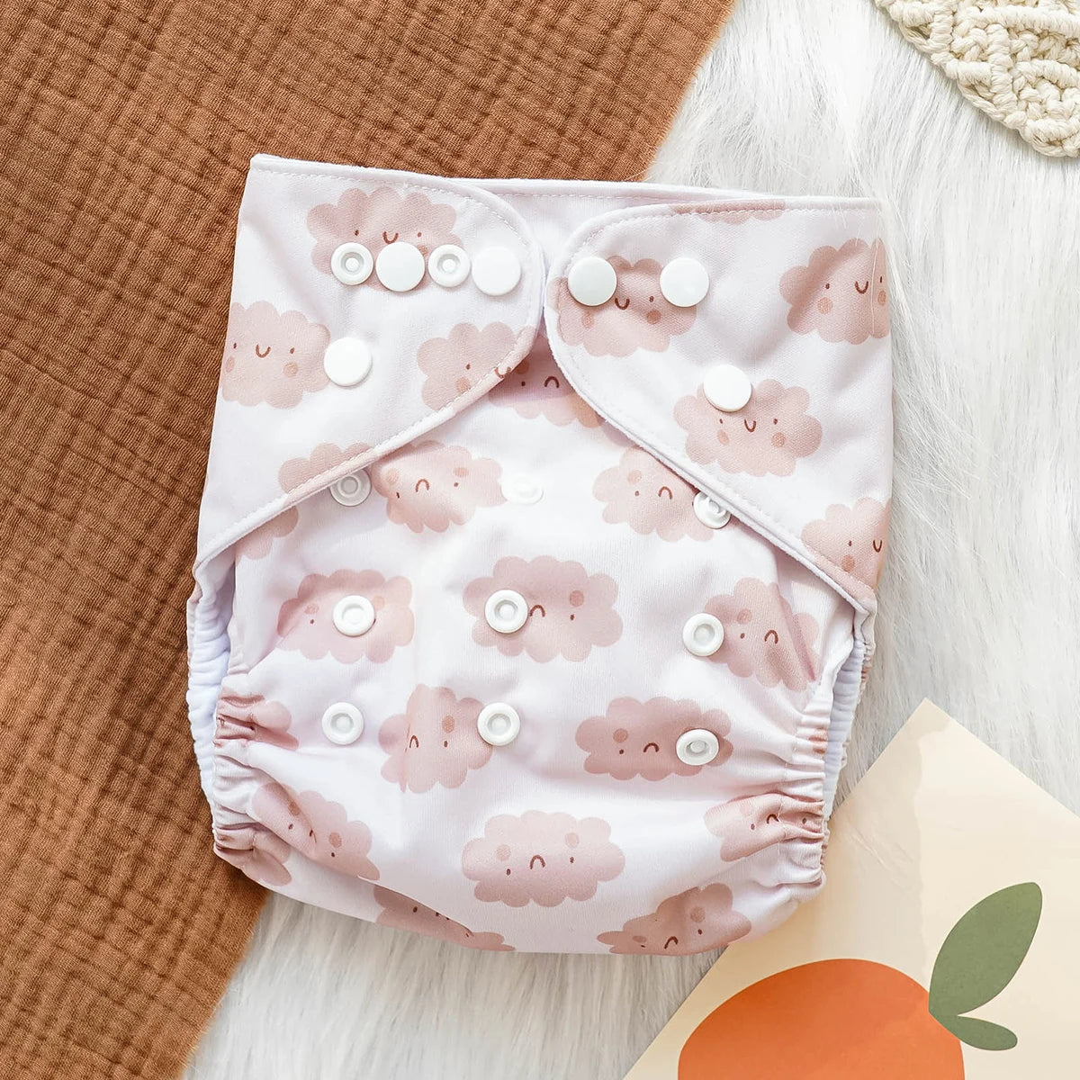 1pcs Baby Diapering Waterproof Reusable Adjustable Eco-Friendly 100% Polyester Baby Cloth Diapers