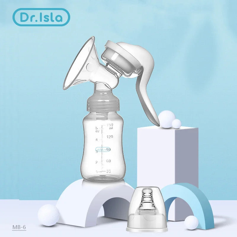MAMIJOY  Breast Pump Manual Suction Milk Pump Feeding Breasts Pumps Milk Bottle Sucking Postpartum Supplies BPA Free