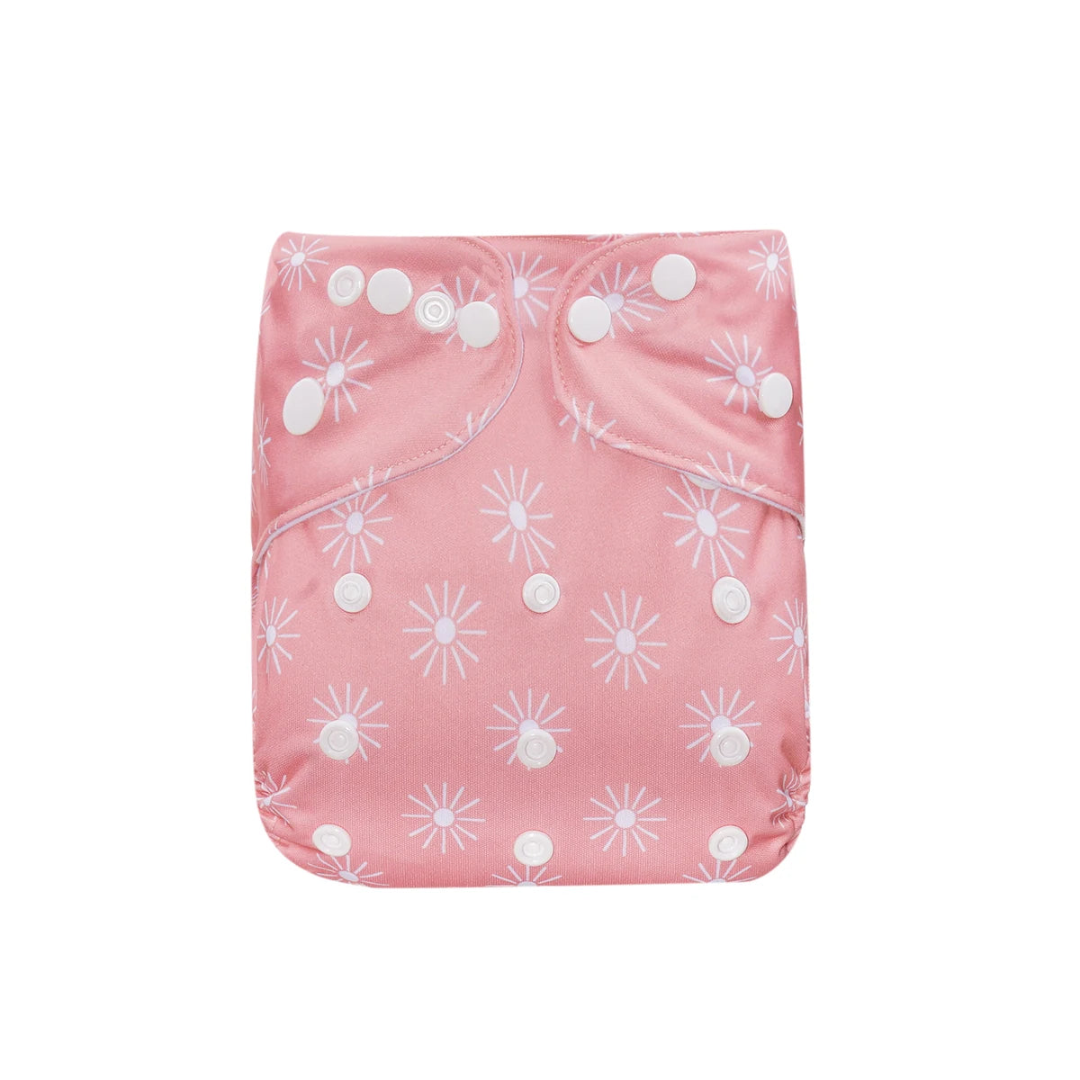 Elinfant 1pc Reusable Cloth Diaper Dry Fast Suede Cloth Inner Waterproof adjustable Baby Cloth Diaper For 3-15kg