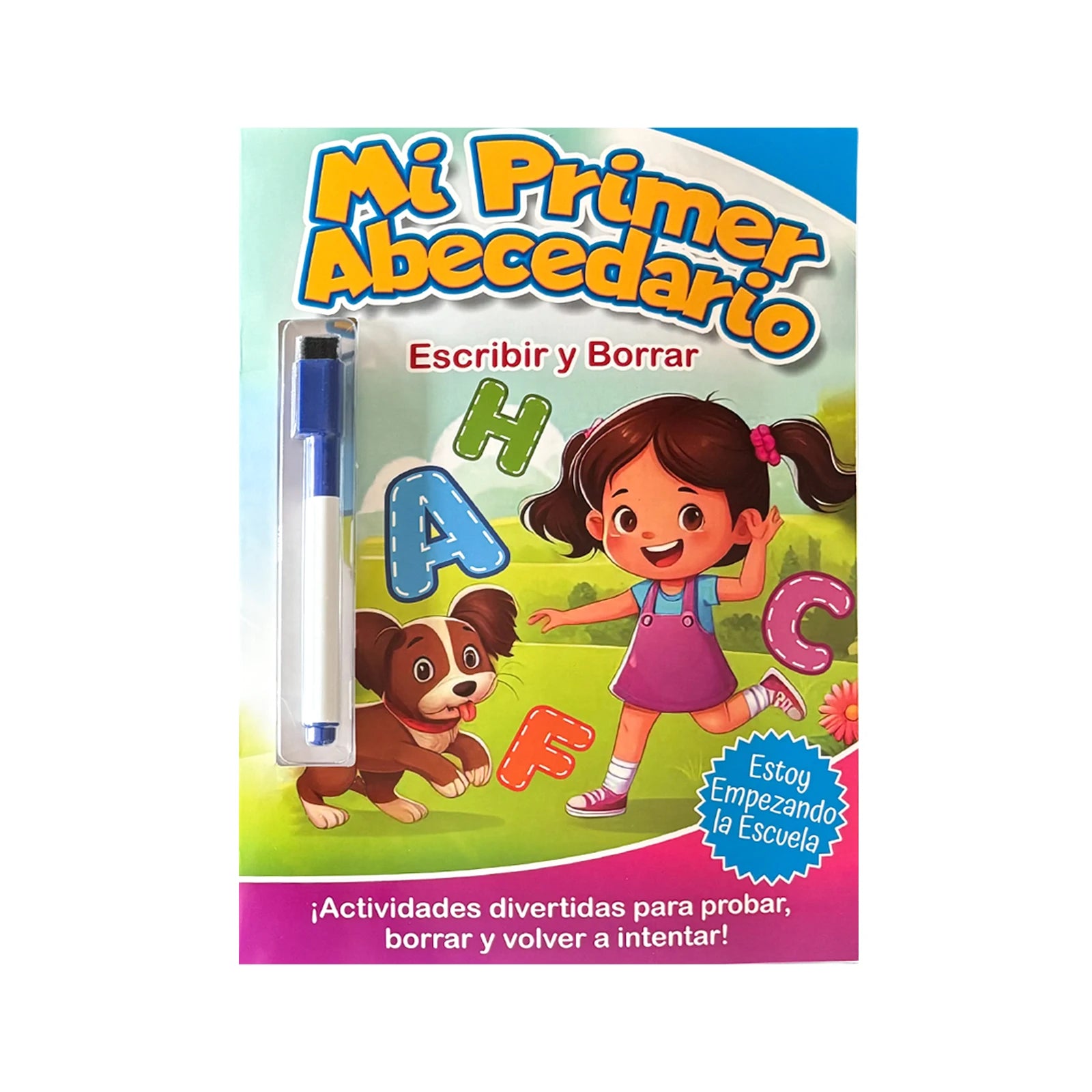 Spanish Children's Tracing Book Alphabet Numbers Learning Includes A Re-writable Pen Children's Puzzle Books Gifts