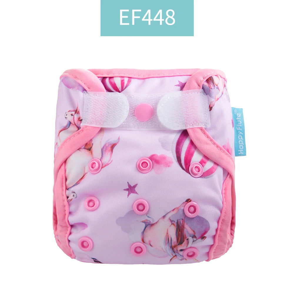 Happyflute Newborn print PUL  design snap or hook&loop eco-friendly cloth diaper cover BABY COVER