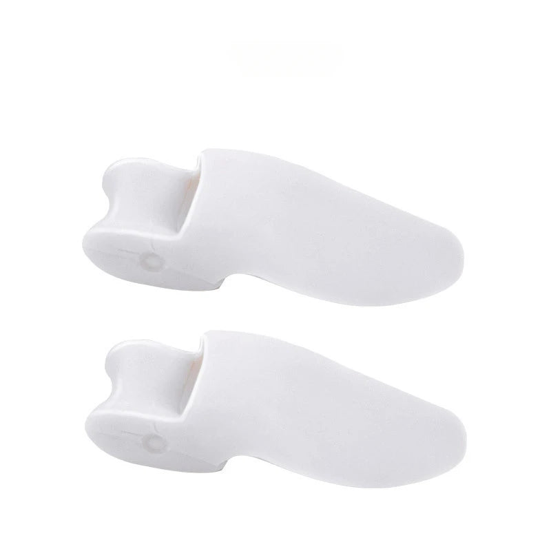 2PCS Silicone Gel Thumb Corrector Bunion Foot Toe Hallux Valgus Protector Separator Finger Straightener Adjuster Foot Care Tool