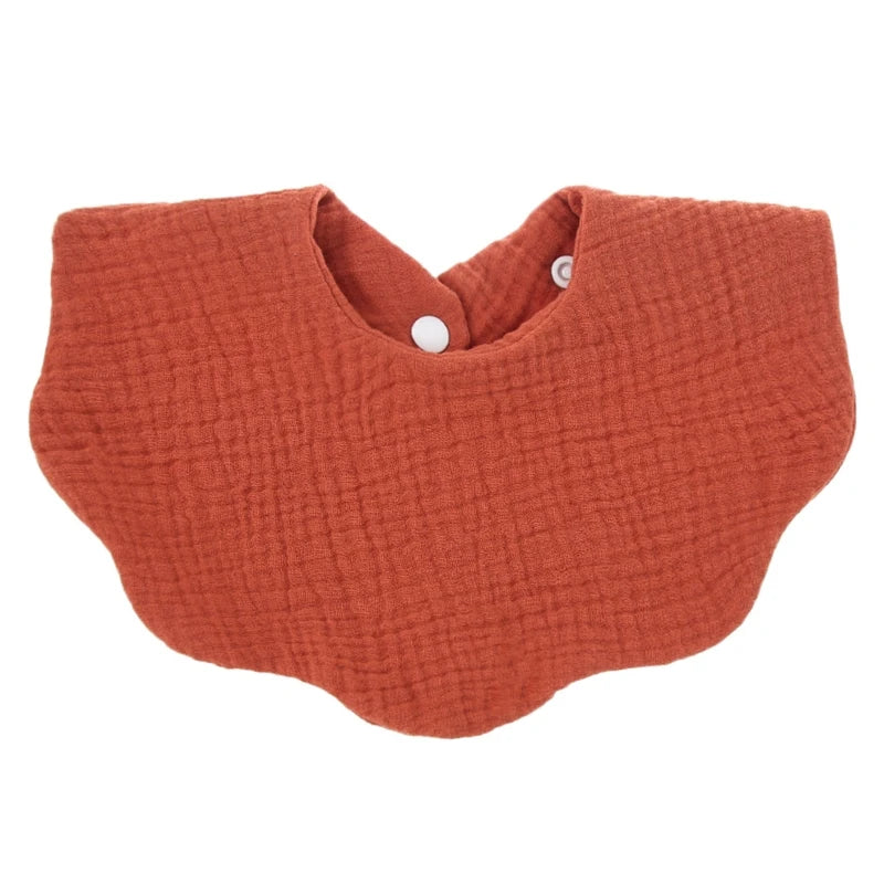 Baby  Shape Feeding Bib Bandana Burp Cloth Scarf Printed Soft  Cotton Absorbent Saliva Towel Breathable Apron for A2UB