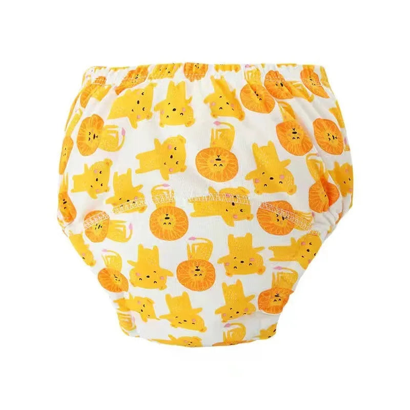 6 Layers Baby Elinfant 2 Size Diapers For Swimming Absorbent Ecological Diapers Reusable Training Panties Happy Flute Newborn