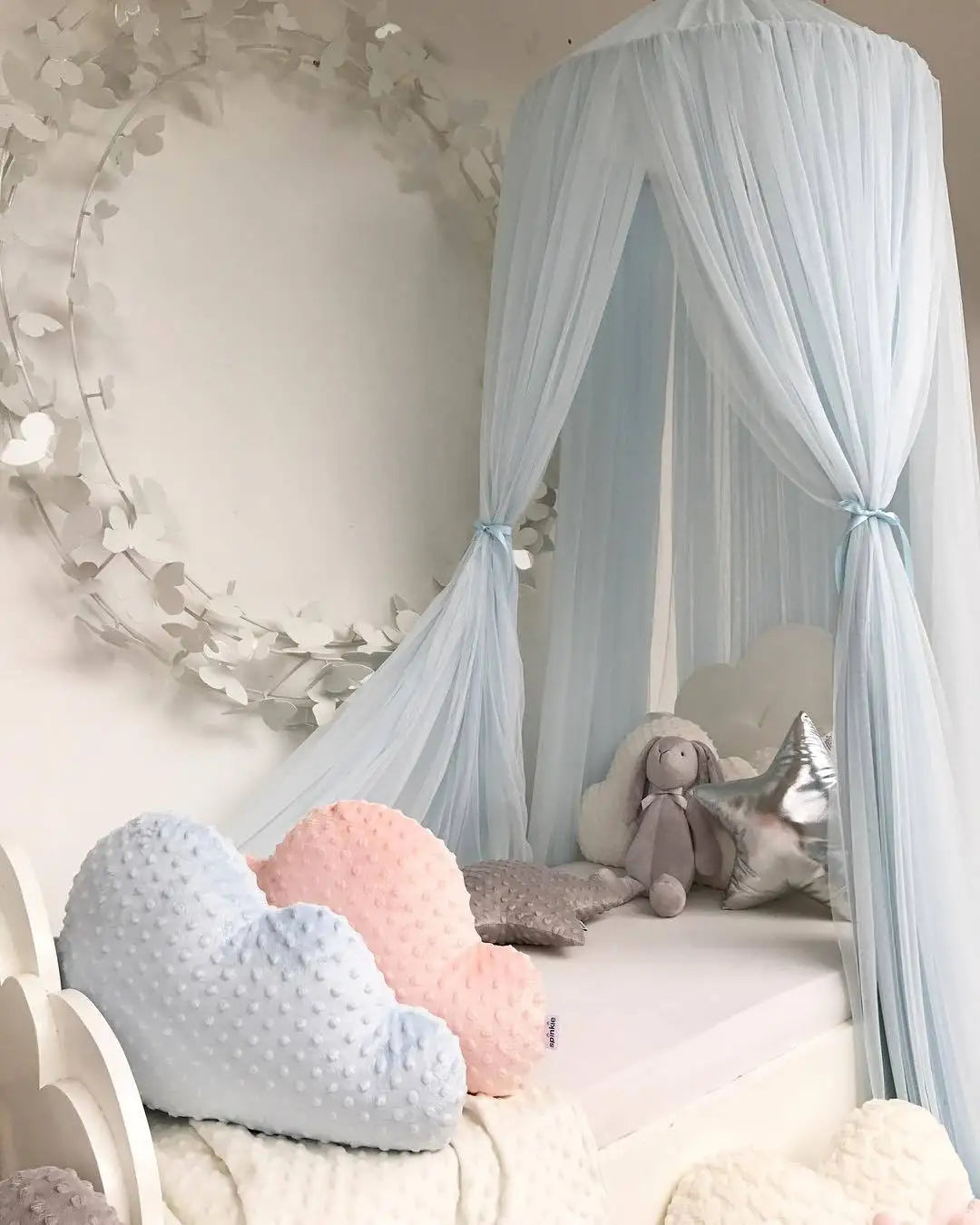 Baby Canopy Mosquito Net for Bed Baby Bed Mosquito Net Canopy Tulle Curtains Hanging Crib Mosquito Net Children's Room Decor