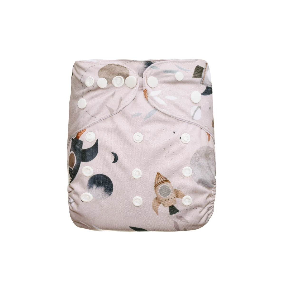 Elinfant 1pc Reusable Cloth Diaper Dry Fast Suede Cloth Inner Waterproof adjustable Baby Cloth Diaper For 3-15kg