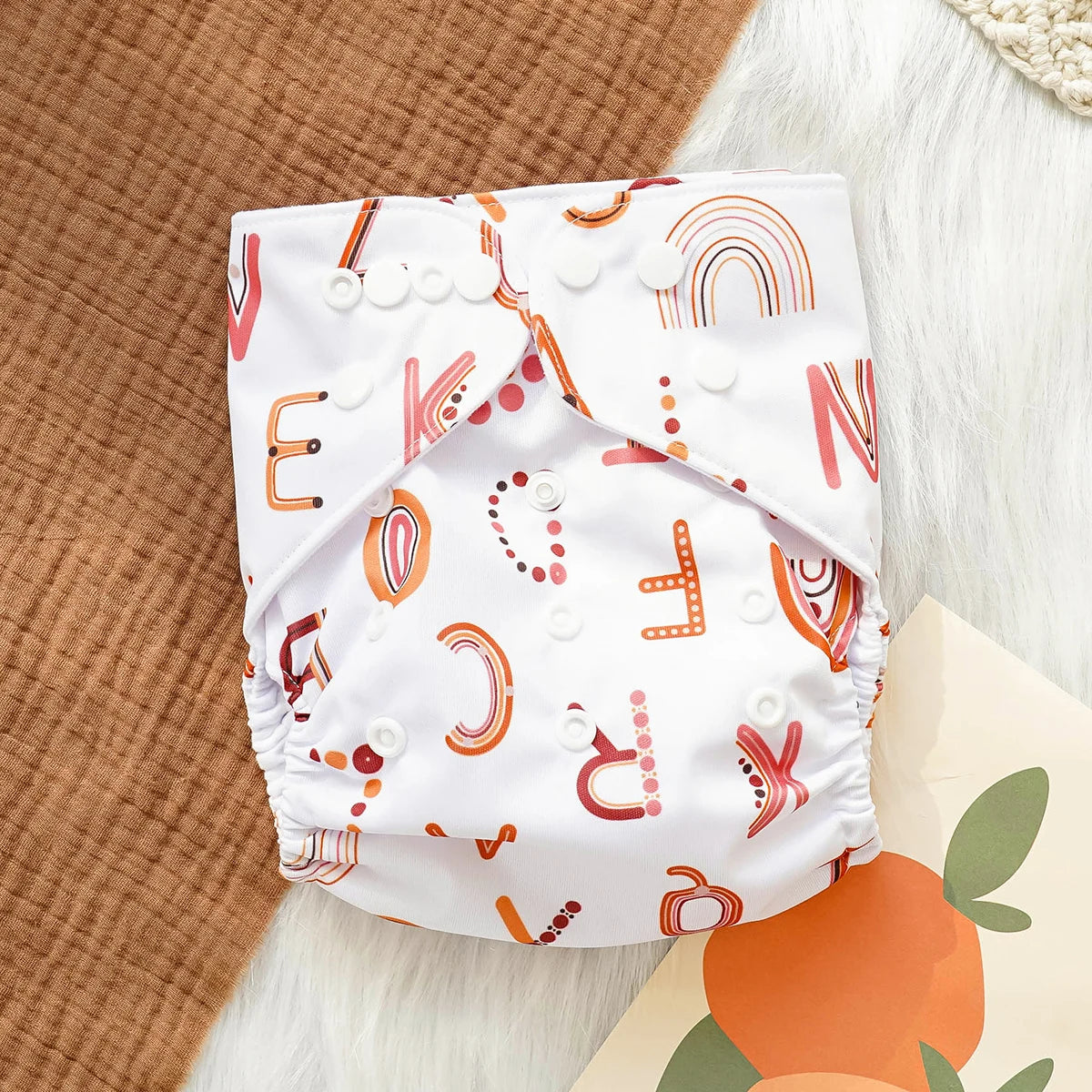 1pcs Baby Diapering Waterproof Reusable Adjustable Eco-Friendly 100% Polyester Baby Cloth Diapers