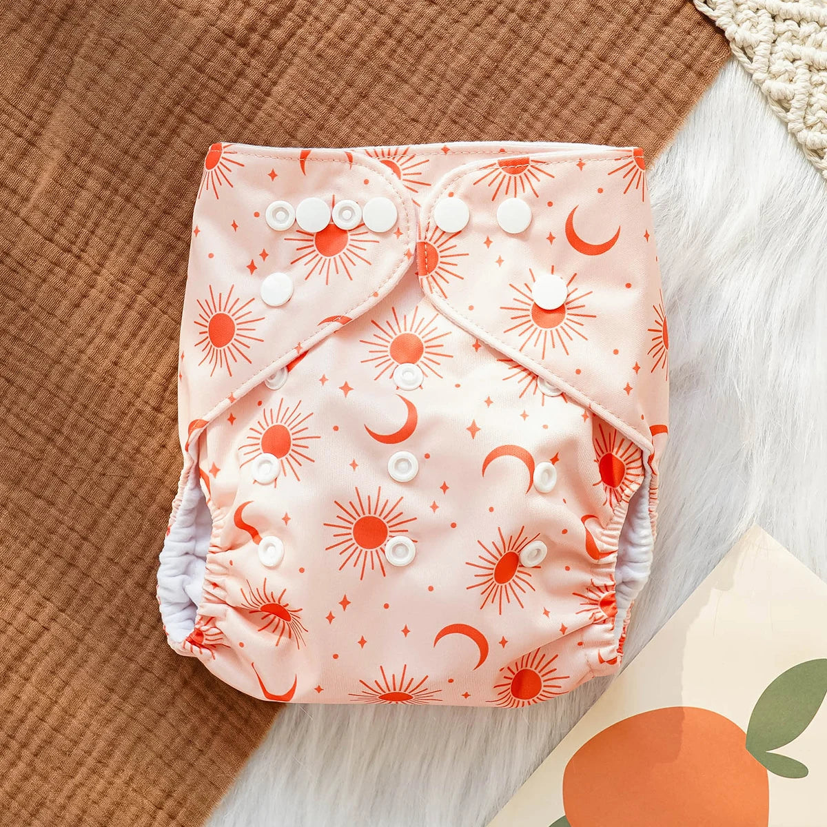 1pcs Baby Diapering Waterproof Reusable Adjustable Eco-Friendly 100% Polyester Baby Cloth Diapers
