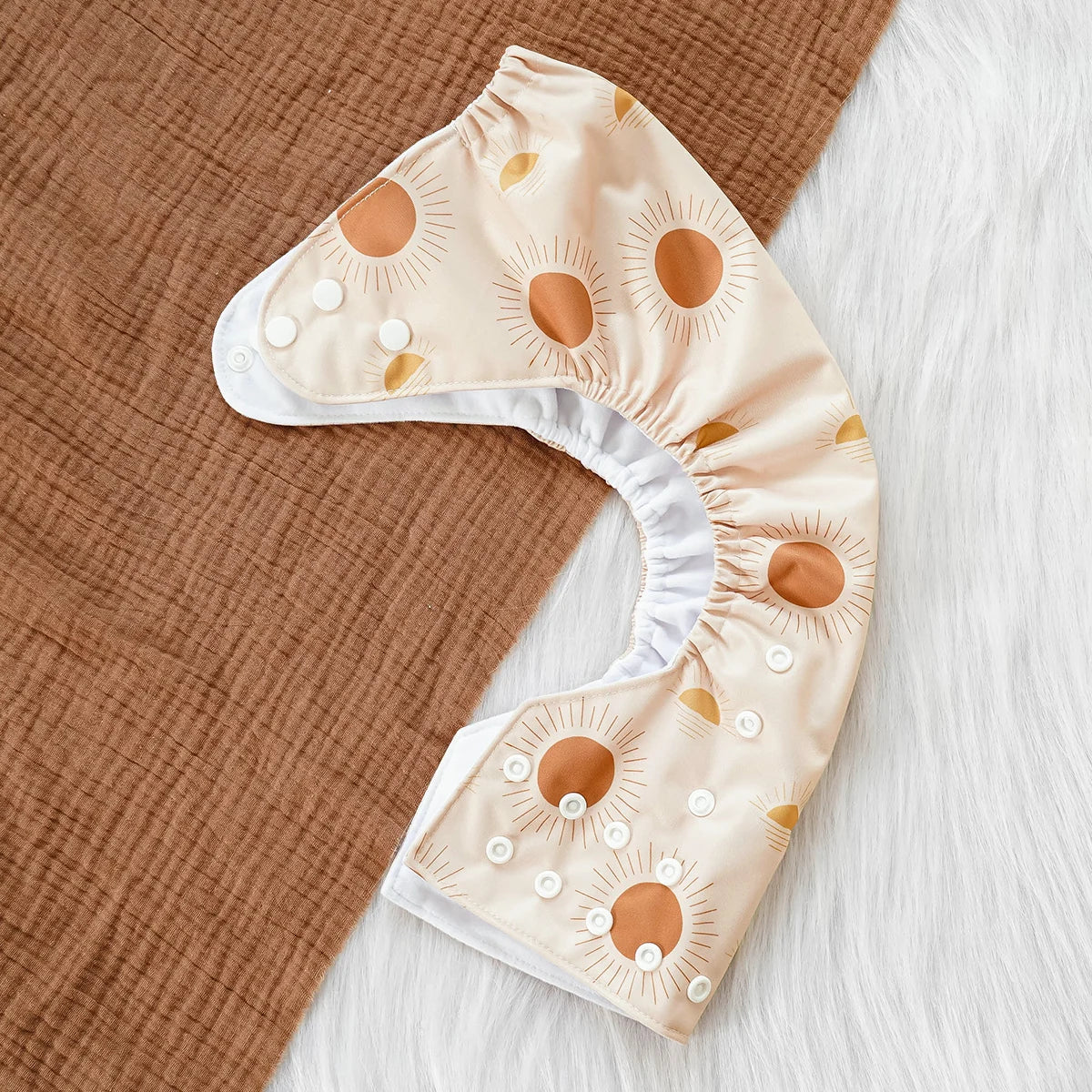 1pcs Baby Diapering Waterproof Reusable Adjustable Eco-Friendly 100% Polyester Baby Cloth Diapers
