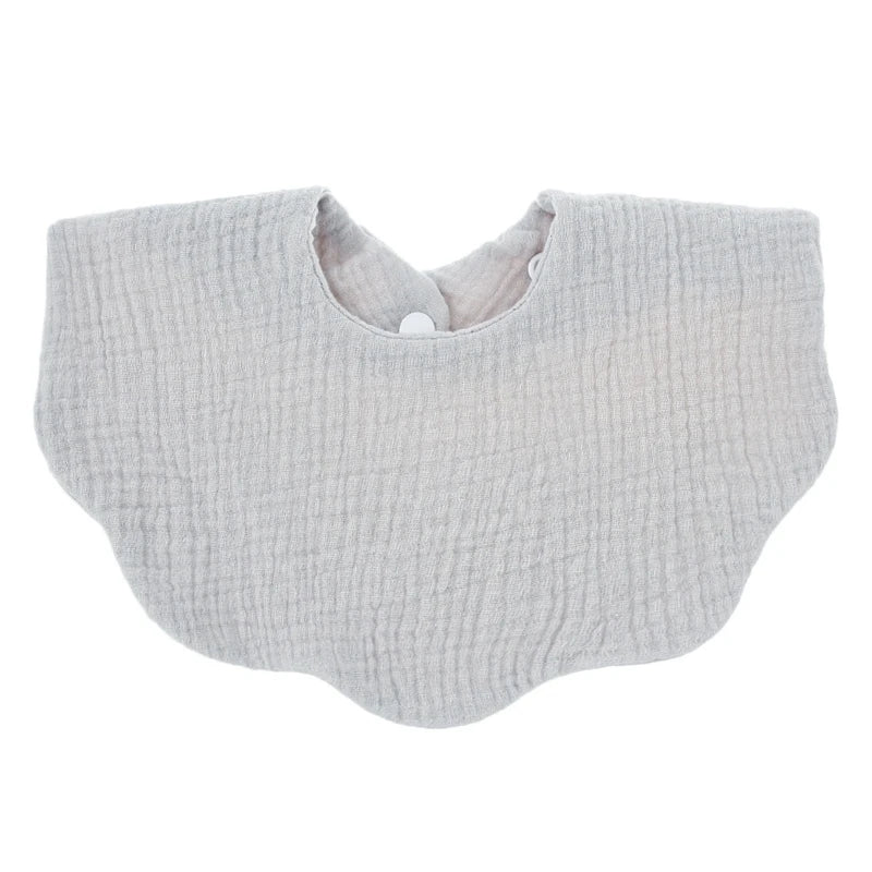 Baby  Shape Feeding Bib Bandana Burp Cloth Scarf Printed Soft  Cotton Absorbent Saliva Towel Breathable Apron for A2UB