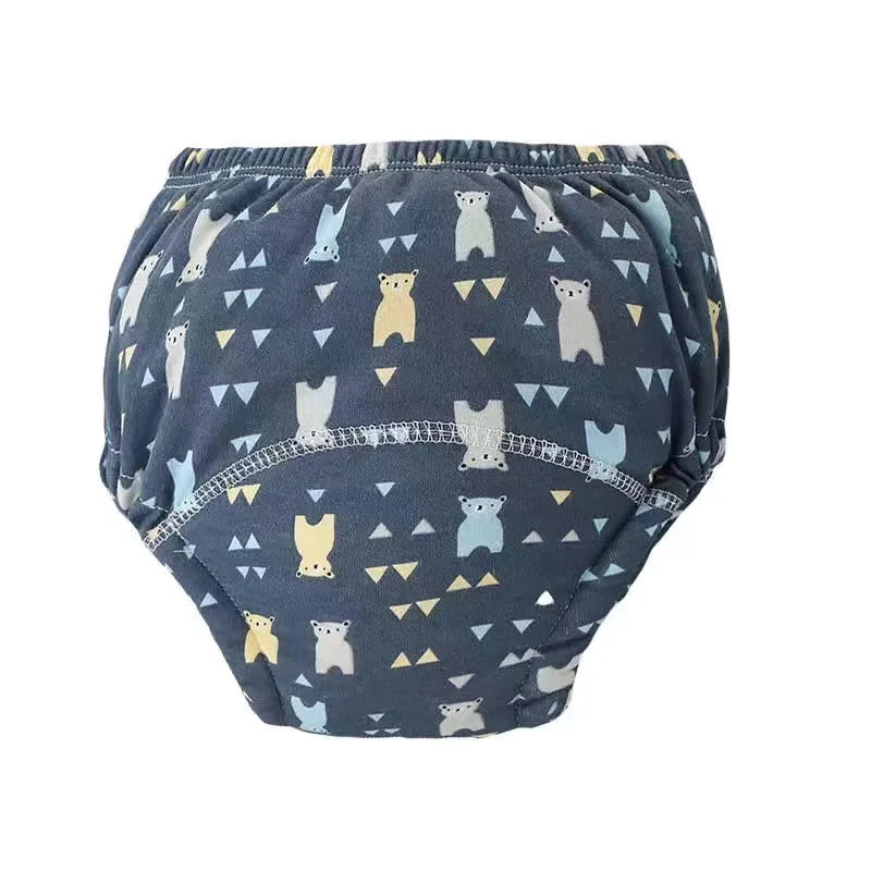 6 Layers Baby Elinfant 2 Size Diapers For Swimming Absorbent Ecological Diapers Reusable Training Panties Happy Flute Newborn