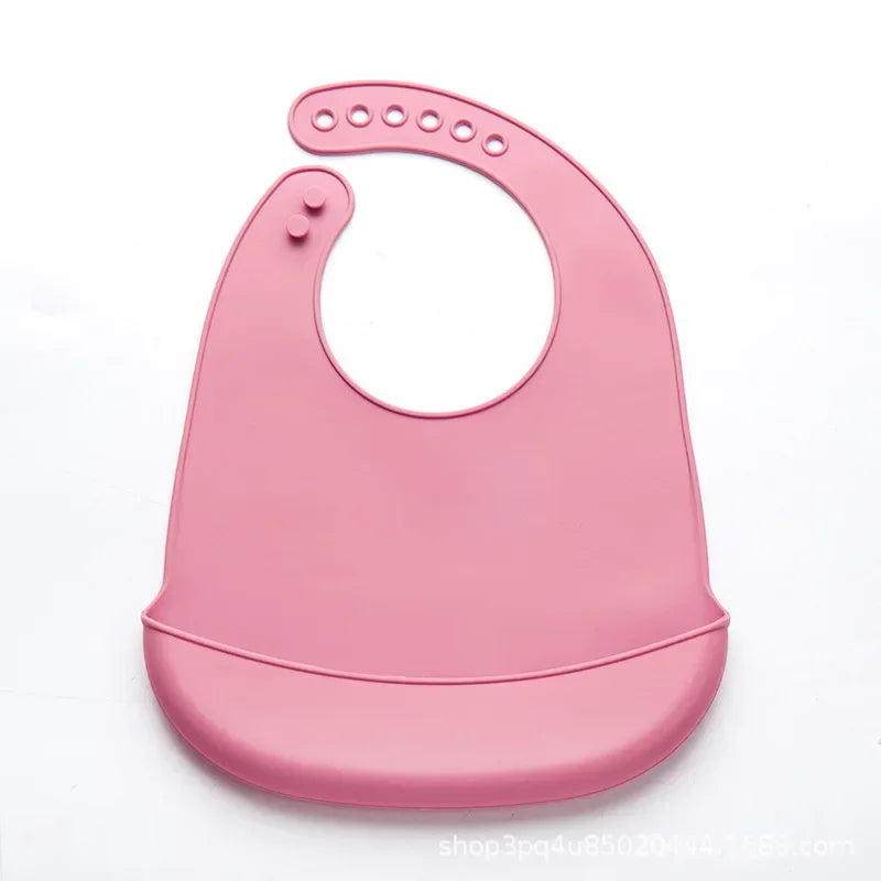 Silicone Babi Bib Waterproof Saliva Dripping Banana Bibs Newborn Feeding Soft Edible Aprons Baby Adjustable Burp Scarf