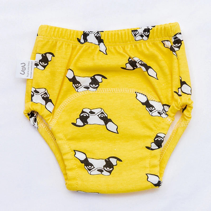 6 Layer Waterproof Reusable Cotton Baby Training Pants Infant Shorts Underwear Cloth Baby Diaper Nappies Panties Nappy Changing