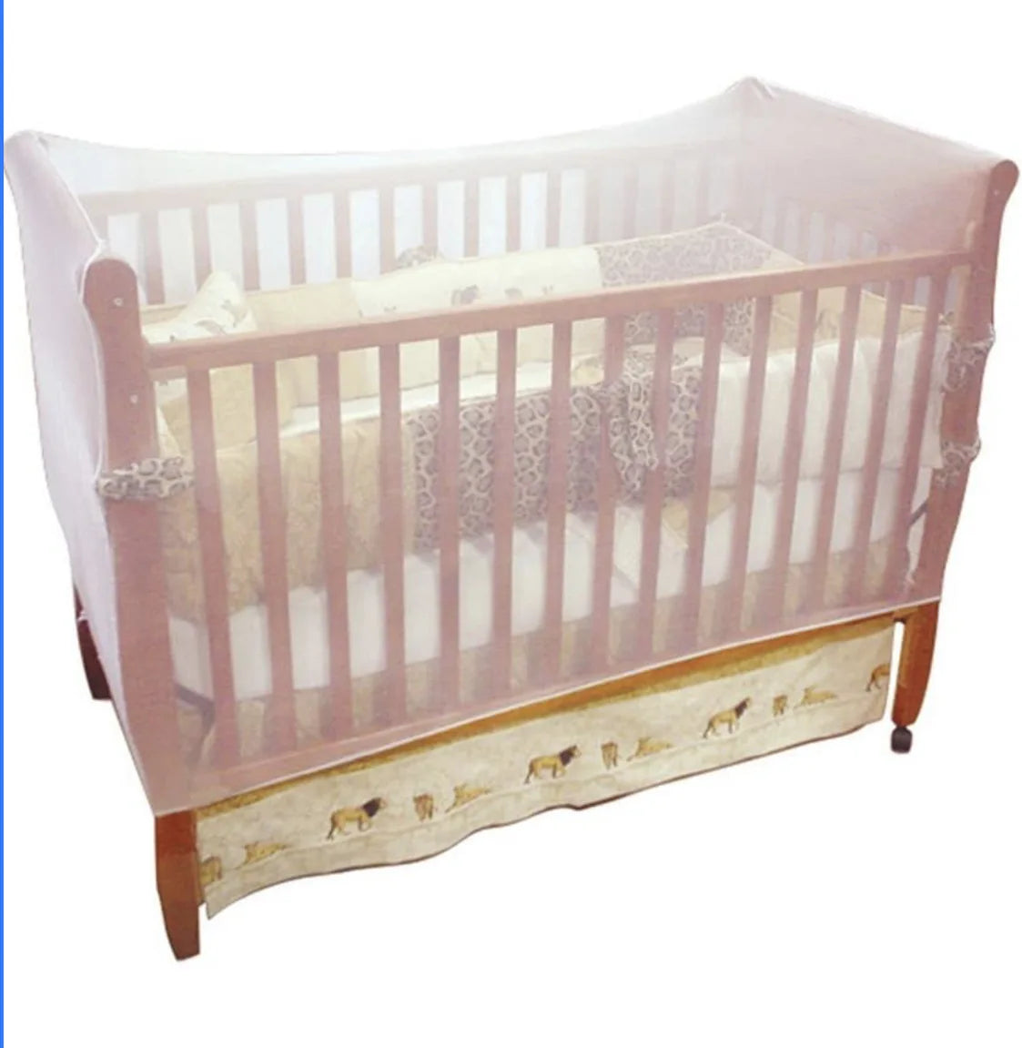 Bedding Flies Travel Portable Elastic Band Mesh Insect Accessories Foldable Crib Mosquito Net Baby Cot Cover Polyester Summer